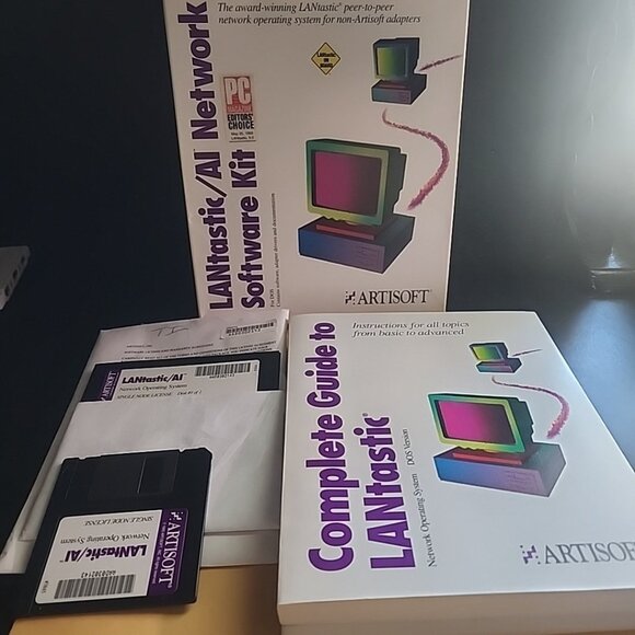 Artisoft LANtastic 5.0 AI Network Single Node Operating System Software Kit - Picture 2 of 12